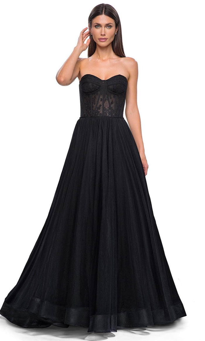 La Femme 32579 - Sweetheart Neckline Strapless Prom Gown Special Occasion Dress