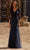 La Femme 32610 - Illusion Sleeve Evening Gown Special Occasion Dress