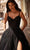 La Femme 32656 - Rhinestone Tulle Sleeveless Prom Gown Special Occasion Dress