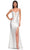 La Femme 32683 - Sleeveless Jersey Tie Back Prom Gown Special Occasion Dress