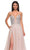 La Femme 32725 - Deep V-Neck Rhinestone-Embellished Prom Gown Special Occasion Dress