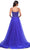 La Femme 32754 - Rhinestone Bodice V-Neck Prom Gown Special Occasion Dress