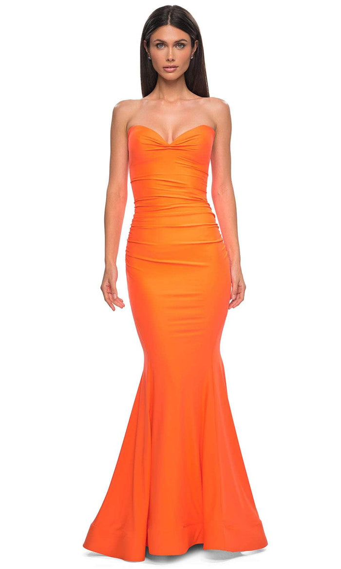 La Femme 32872 - Jersey Strapless Mermaid Prom Gown Special Occasion Dress