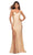 La Femme - Embellished Strap Prom Dress 30435SC Prom Dresses 00 / Nude