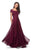 La Femme - Short Sleeve A-Line Formal Dress 26550SC Evening Dresses