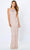 La Valleta LV22105 - Beaded Jewel Neck Evening Dress Special Occasion Dress XS / Light Pink