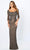 La Valleta LV22106 - Beaded Scoop Back Evening Dress Special Occasion Dress XS / Lead