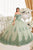 Ladivine 15701 - Ruffled Off Shoulder Ballgown Ball Gowns S / Sage