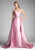 Ladivine 455 - Strapless Silk Beaded Belt and Overskirt Evening Dress Evening Dresses 2 / Dusty Rose