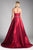 Ladivine 455 - Strapless Silk Beaded Belt and Overskirt Evening Dress Evening Dresses