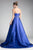 Ladivine 455 - Strapless Silk Beaded Belt and Overskirt Evening Dress Evening Dresses