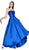 Ladivine 5277 - Strapless High Low Hem Gown Bridesmaid Dresses Bridesmaid Dresses 2 / Royal