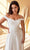 Ladivine 7258W - Scalloped Off Shoulder Bridal Gown Special Occasion Dress