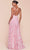 Ladivine 7444 - V-Neck A-Line Evening Dress Prom Dresses