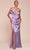 Ladivine 7448 - Corset Satin Long Gown Bridesmaid Dresses