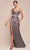 Ladivine 7448 - Corset Satin Long Gown Bridesmaid Dresses