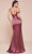 Ladivine 7448 - Corset Satin Long Gown Bridesmaid Dresses