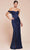 Ladivine 7448 - Corset Satin Long Gown Bridesmaid Dresses