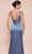 Ladivine 7448 - Corset Satin Long Gown Bridesmaid Dresses