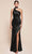 Ladivine 7454 - One Shoulder Fitted Long Gown Prom Dresses