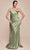 Ladivine 7454 - One Shoulder Fitted Long Gown Prom Dresses