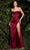 Ladivine 7483 - Cowl Sweetheart Prom Dress Prom Dresses 12 / Burgundy