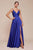 Ladivine 7485 - Soft Satin A-Line Gown Evening Dresses