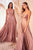 Ladivine 7496 - Strapless Ruched Bodice Prom Gown Prom Dresses 10 / Black