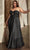 Ladivine 7496C - Sweetheart Knotted Evening Gown Evening Dresses 16 / Black