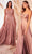 Ladivine 7497 - Knotted Front Sleeveless Prom Gown Prom Dresses 16 / Mauve Rose