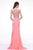 Ladivine 8744 - Beaded Illusion Sheat Evening Dress Evening Dresses