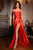 Ladivine BD104 - Satin Cowl Neck Affordable Prom Gown Prom Dresses XS / Red