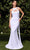 Ladivine Bridal 7433W - Chiffon Strapless Bridal Dress Bridal Dresses