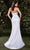 Ladivine Bridal 7451W - High Slit Strapless Bridal Dress Bridal Dresses