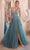 Ladivine C148 - Sweetheart Lace Up Prom Dress Prom Dresses 2 / Dusty Teal