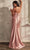 Ladivine C157 - Strapless Lace-Up Back Prom Gown Prom Dresses