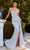 Ladivine C166 - Sweetheart Neckline Rhinestone Embellished Prom Gown Prom Dresses