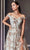 Ladivine CB069 - Embellished A-line Prom Gown Prom Dresses 12 / Gold-Mist