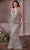 Ladivine CB087 - Sheer Straps Sweetheart Prom Gown Prom Dresses 4 / Silver