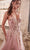 Ladivine CB142 - Floral Sequin Embellished Strapless Ballgown Ball Gowns