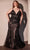 Ladivine CC0389C - Beaded V-Neck Evening Gown Prom Dresses