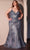 Ladivine CC0389C - Beaded V-Neck Evening Gown Prom Dresses