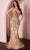 Ladivine CC0688 - Strapless Beaded Long Gown Prom Dresses