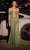 Ladivine CC341 - Basque Off-Shoulder Evening Dress Prom Dresses