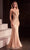 Ladivine CC427 - Sleeveless Keyhole Detailed Prom Gown Prom Dresses