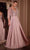 Ladivine CC446 - Beaded Plunging V-Neck Evening Dress Mother of the Bride Dresses 0 / Mauve