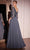 Ladivine CC446 - Beaded Plunging V-Neck Evening Dress Mother of the Bride Dresses