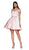 Ladivine CD0140 - Off SHoulder Homecoming Dress Homecoming Dresses XXS / Blush