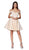 Ladivine CD0140 - Off SHoulder Homecoming Dress Homecoming Dresses XXS / Champagne