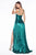 Ladivine CD0151 - Metallic A-Line Dress Evening Dresses Evening Dresses